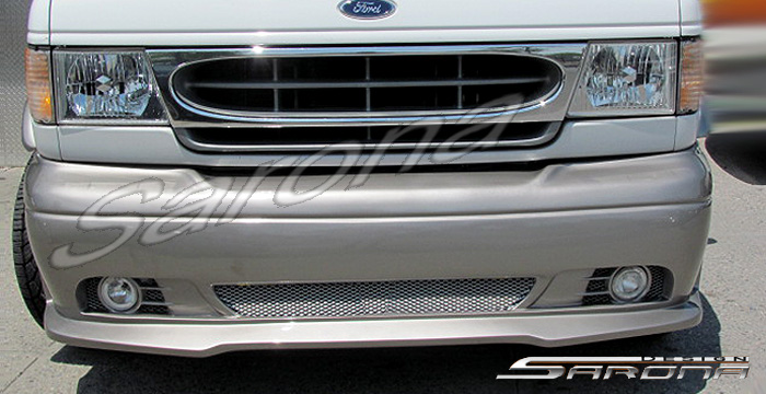 Custom Ford Econoline Van Front Bumper  All Styles (1992 - 2007) - $590.00 (Manufacturer Sarona, Part #FD-001-FB)